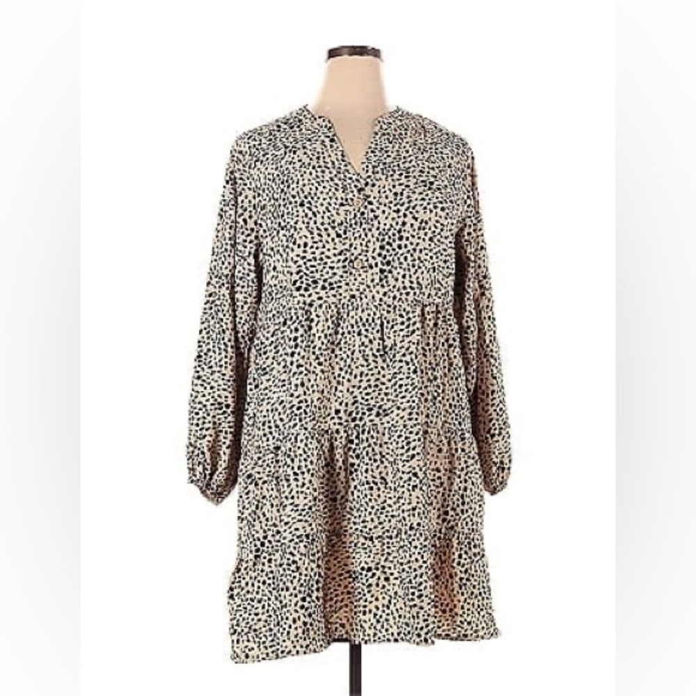 Dalmatian dot midi dress, size medium. True to size.